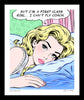 First Class girl nelson de la nuez pop artist pop art luxury airplane private jet
