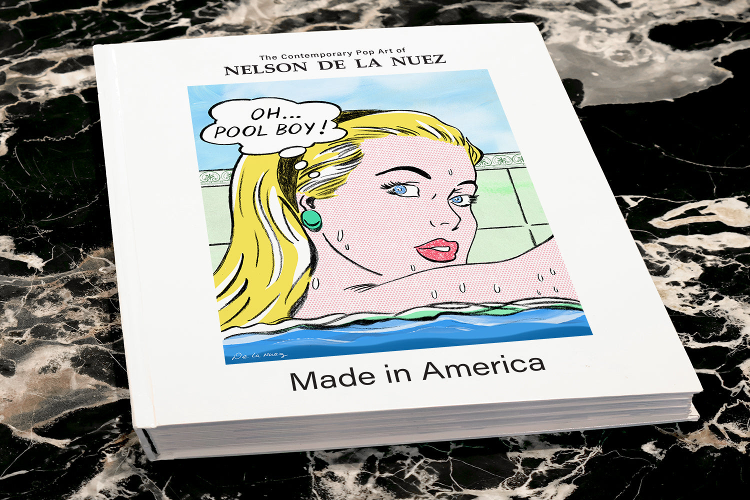 Made in America Nelson De La Nuez Coffee Table Book - HIGH MAINTENANCE/Pool Boy Cover