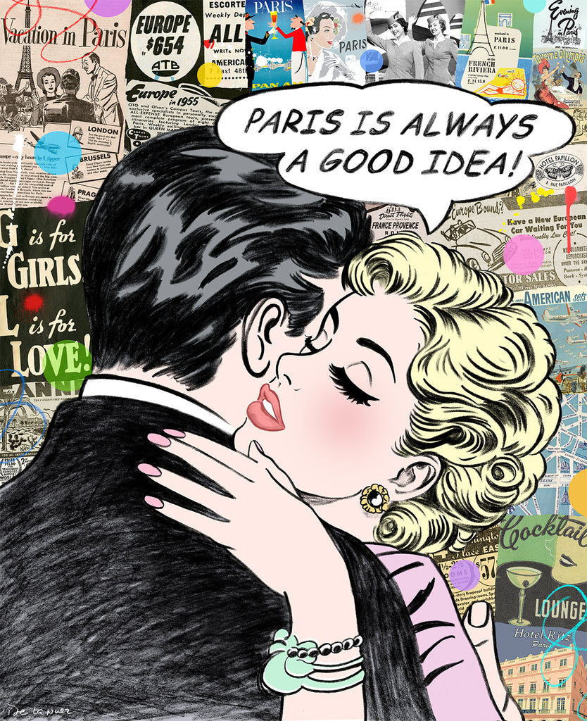 nelson de la nuez king of pop art paris europe france romance good idea