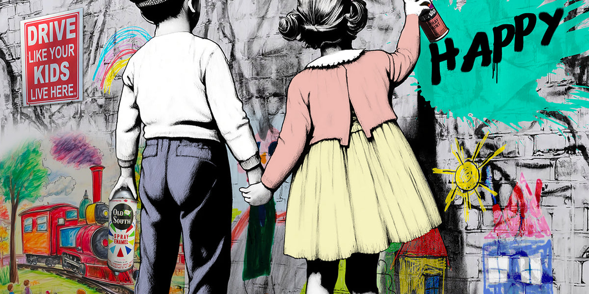 Happiness is Within Print | Nelson De La Nuez The King of Pop Art