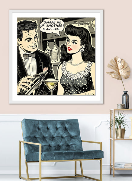 martini cocktail happy hour pop art