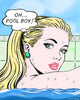 king of pop art nelson de la nuez high maintenance print oh pool boy miami hamptons beach house material girl