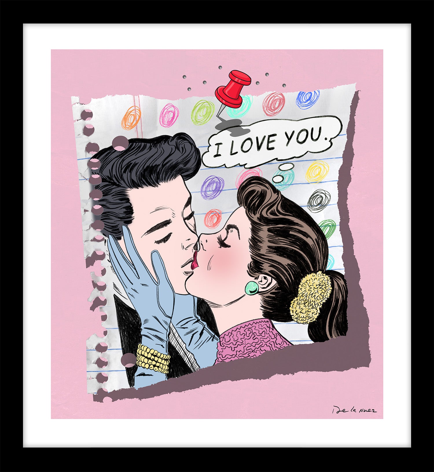 I Love You Print | Nelson De La Nuez The King of Pop Art ® PopLand