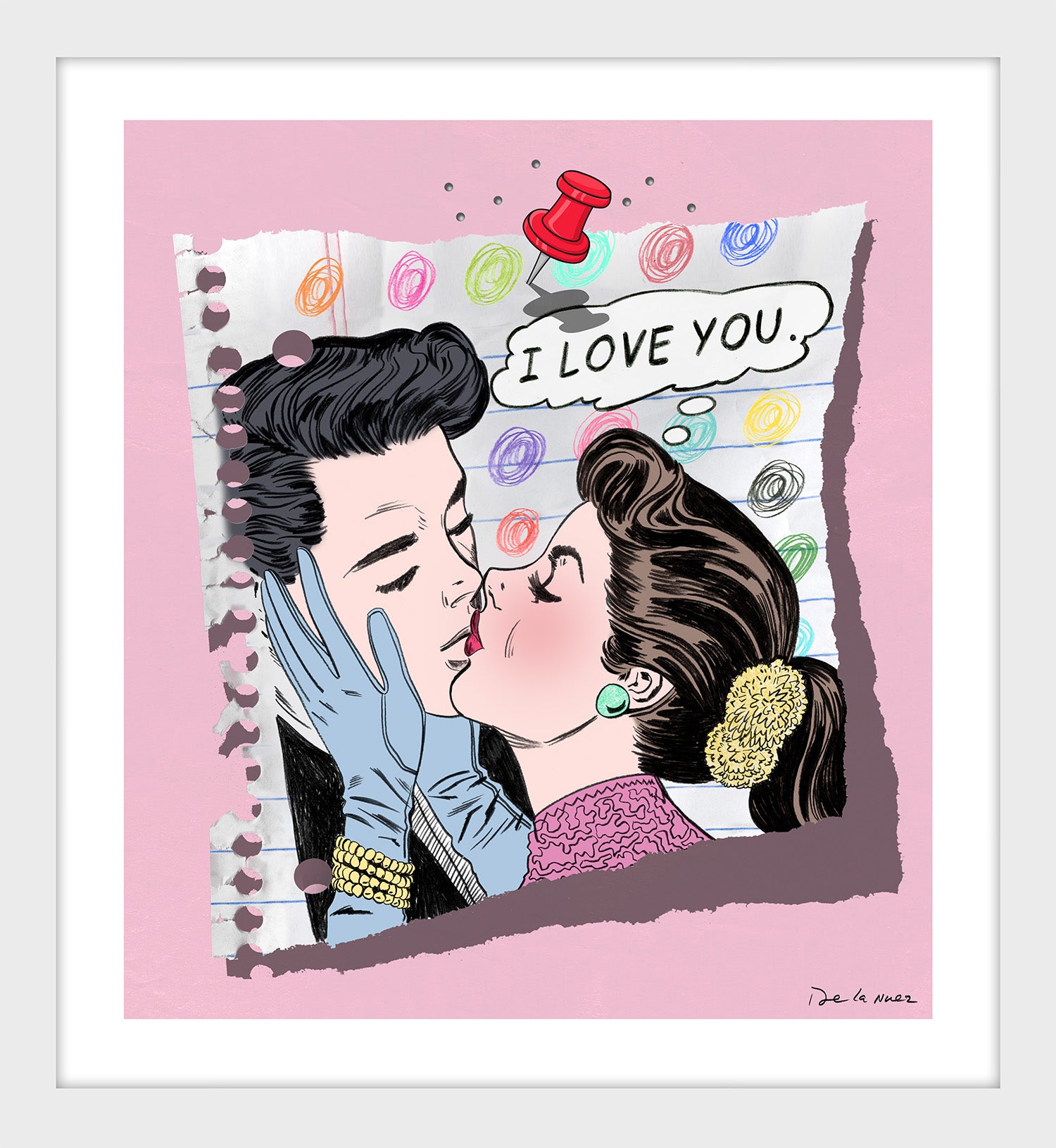 I Love You Print | Nelson De La Nuez The King of Pop Art ® PopLand