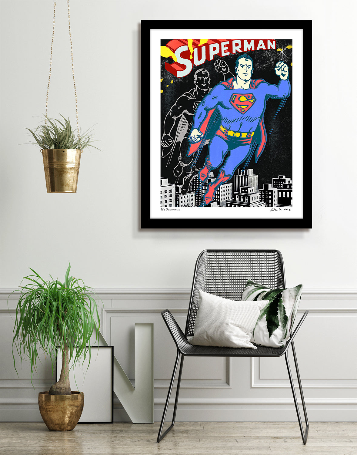 It's Superman Print | Nelson De La Nuez The King of Pop Art