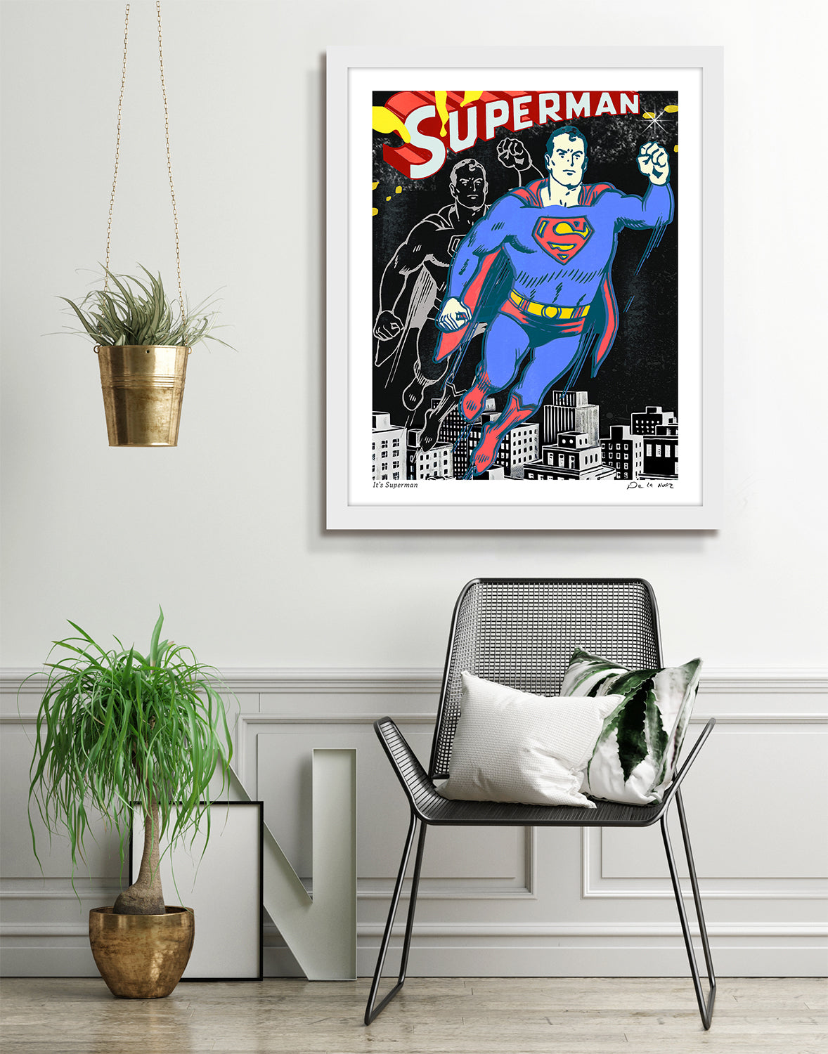 It's Superman Print | Nelson De La Nuez The King of Pop Art