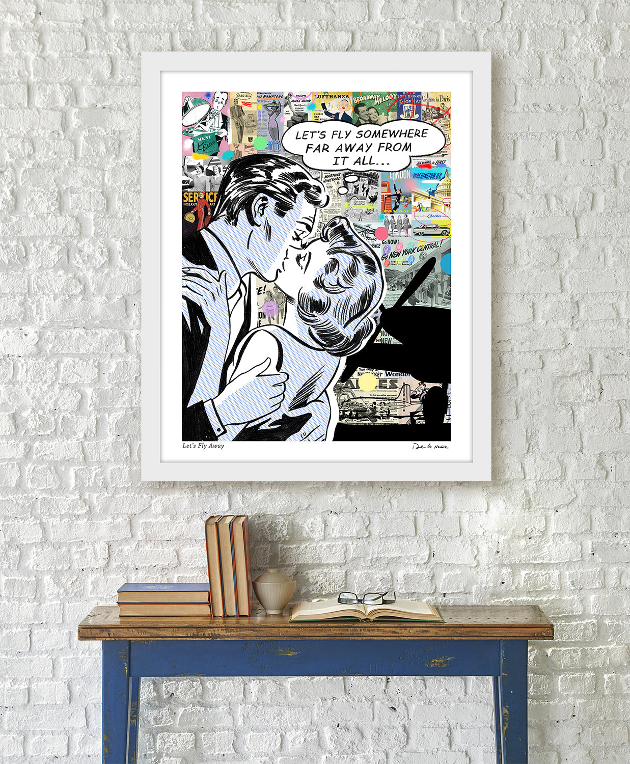 Let's Fly Away Print | Nelson De La Nuez The King of Pop Art