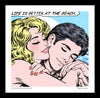 king of pop art nelson de la nuez life is better at the beach summer vacation love couple romance travel ocean 