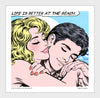 king of pop art nelson de la nuez life is better at the beach summer vacation love couple romance travel ocean 