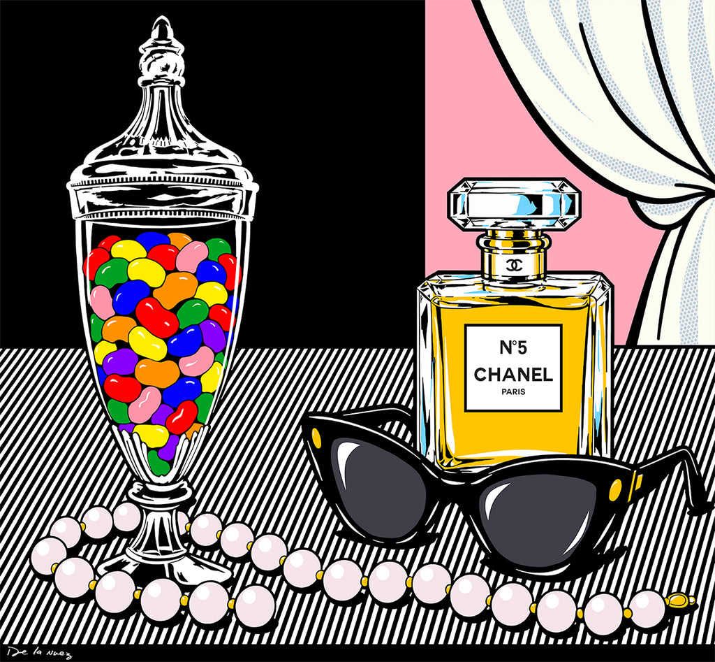 lifes little luxuries luxury chanel chanel #5 candy designer de la nuez pop art