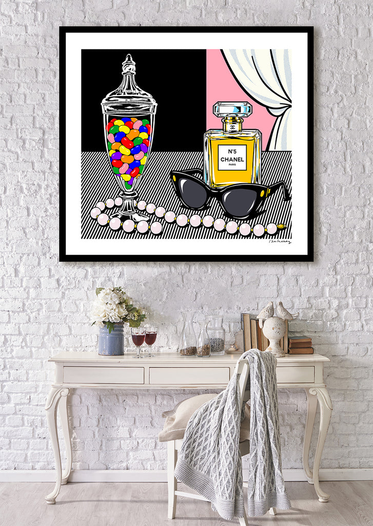 lifes little luxuries luxury chanel chanel #5 candy designer de la nuez pop art