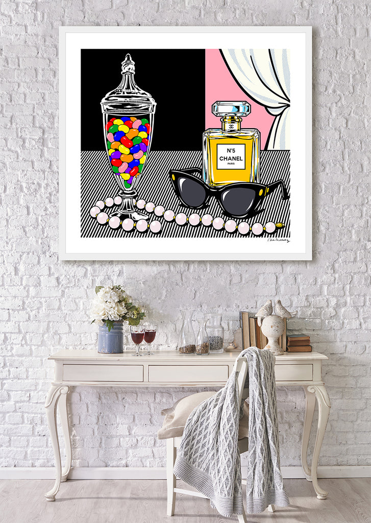 lifes little luxuries luxury chanel chanel #5 candy designer de la nuez pop art