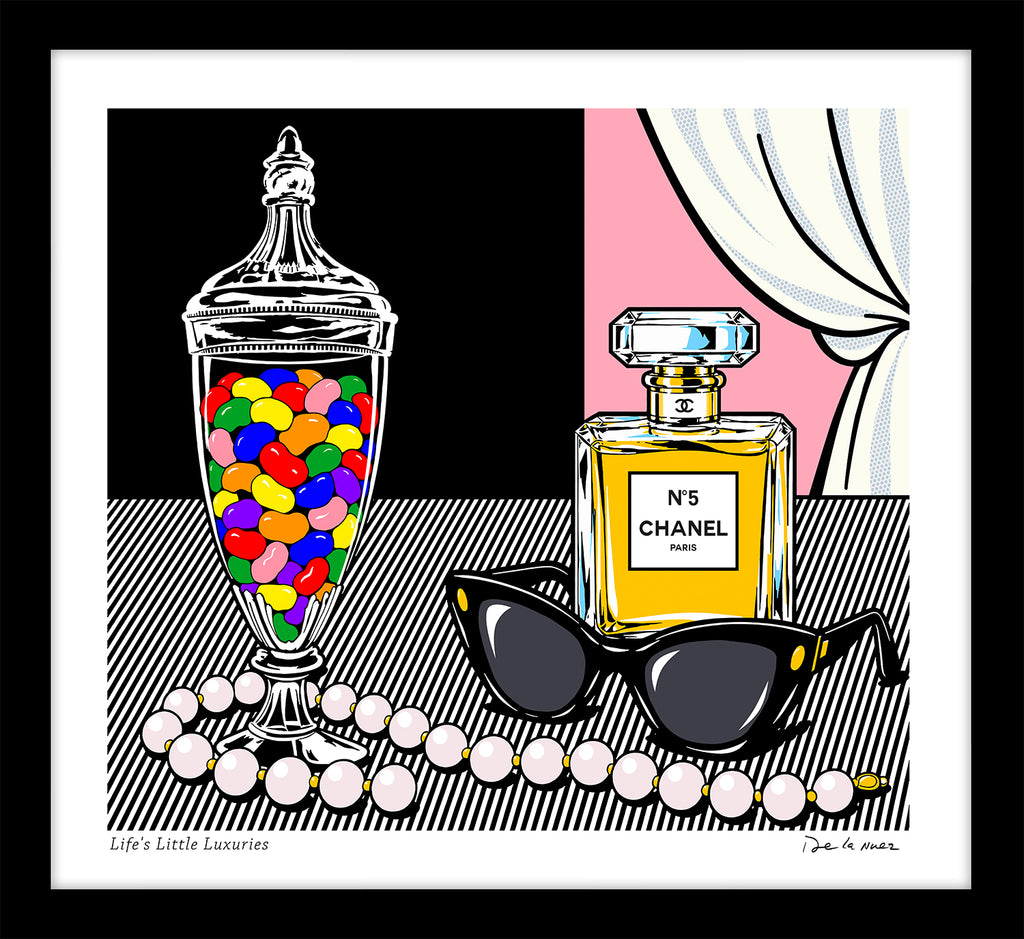 lifes little luxuries luxury chanel chanel #5 candy designer de la nuez pop art