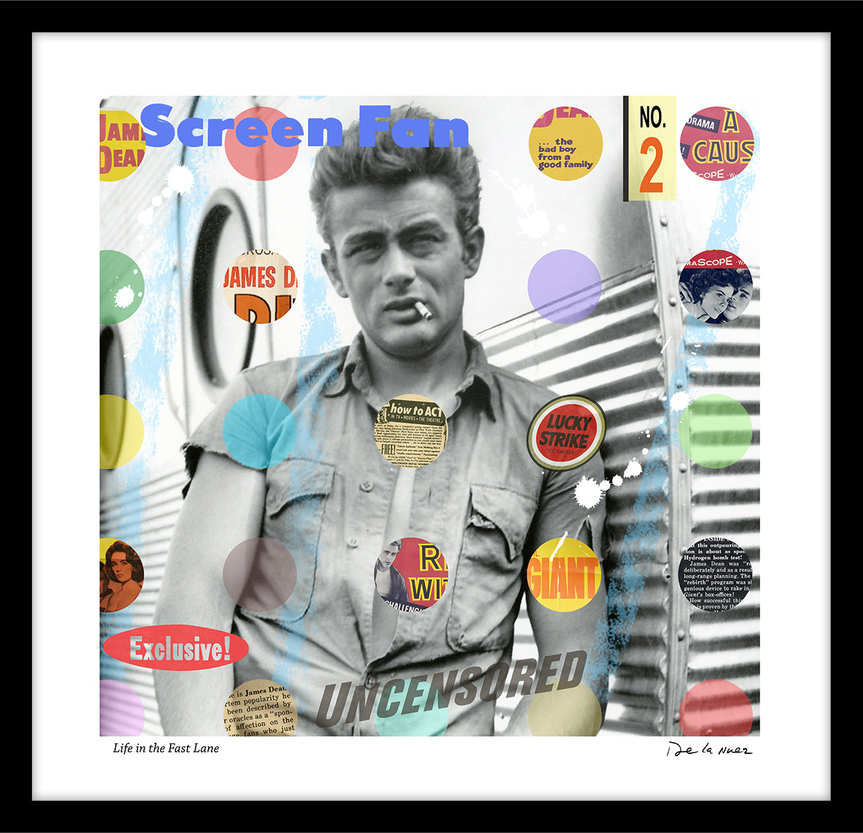 Life in the Fast Lane (James Dean) Print | Nelson De La Nuez The