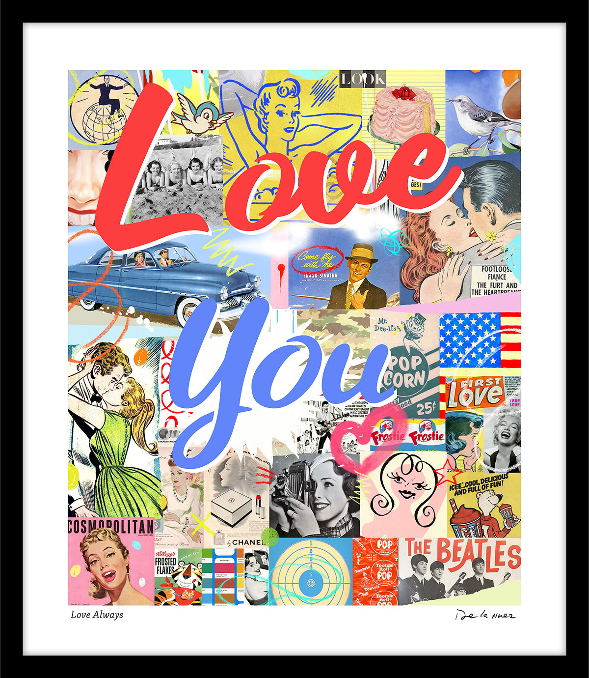 Love Always Print | Nelson De La Nuez The King of Pop Art