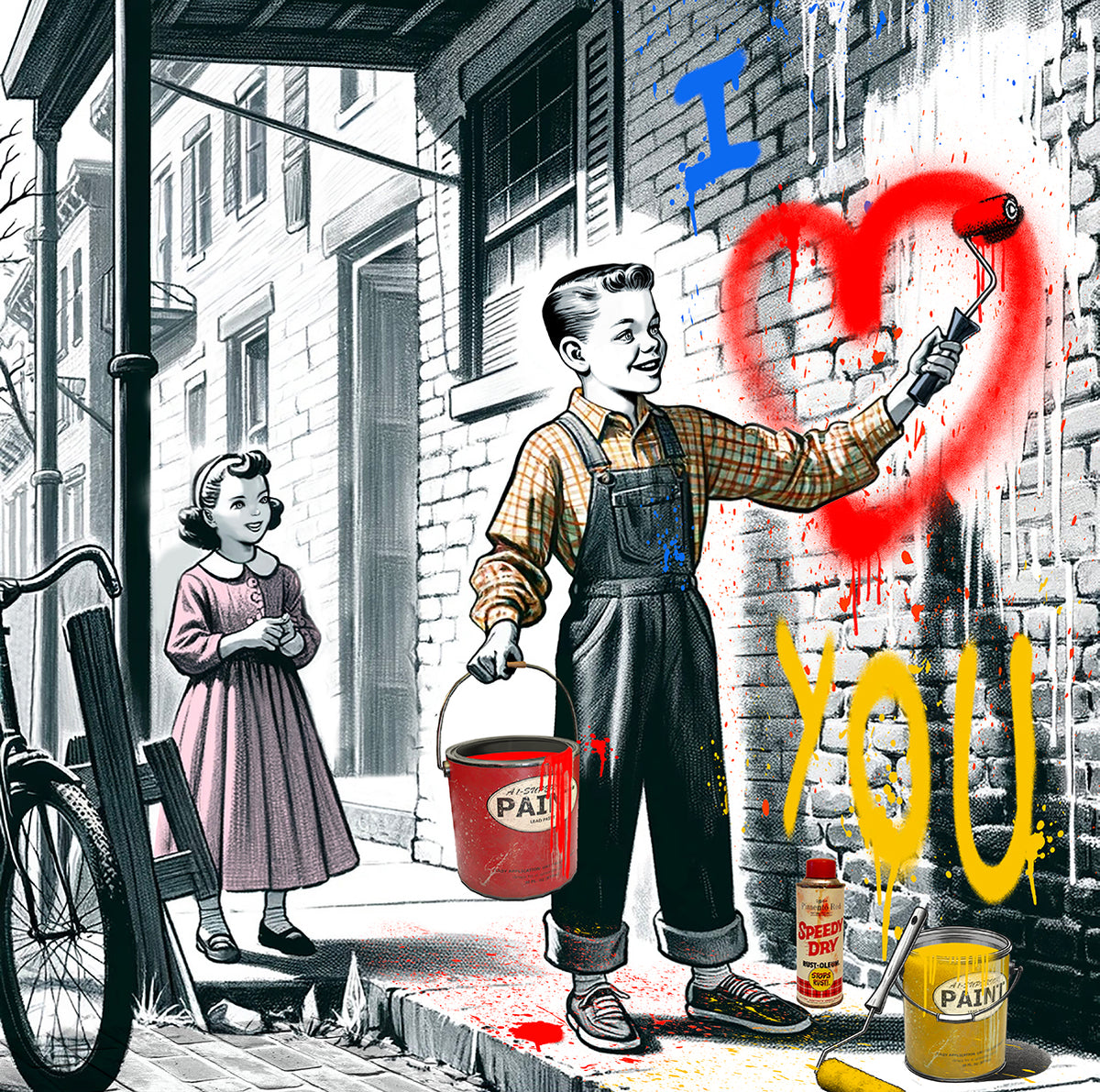 Love is All There Is Print | Nelson De La Nuez The King of Pop Art
