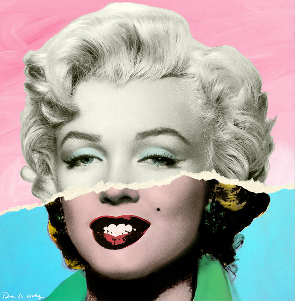 king of pop art nelson de la nuez marilyn print marilyn monroe iconic hollywood movie star norma jean