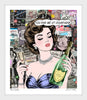 King of Pop Art Nelson De La Nuez - Signed Fine Art Print: Custom Framed or Unframed - more bubbly champagne champs travel luxury more bubbly