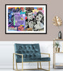 nelson de la nuez pop art contemporary art king of pop art one last martini cocktail lounge bar artwork framed