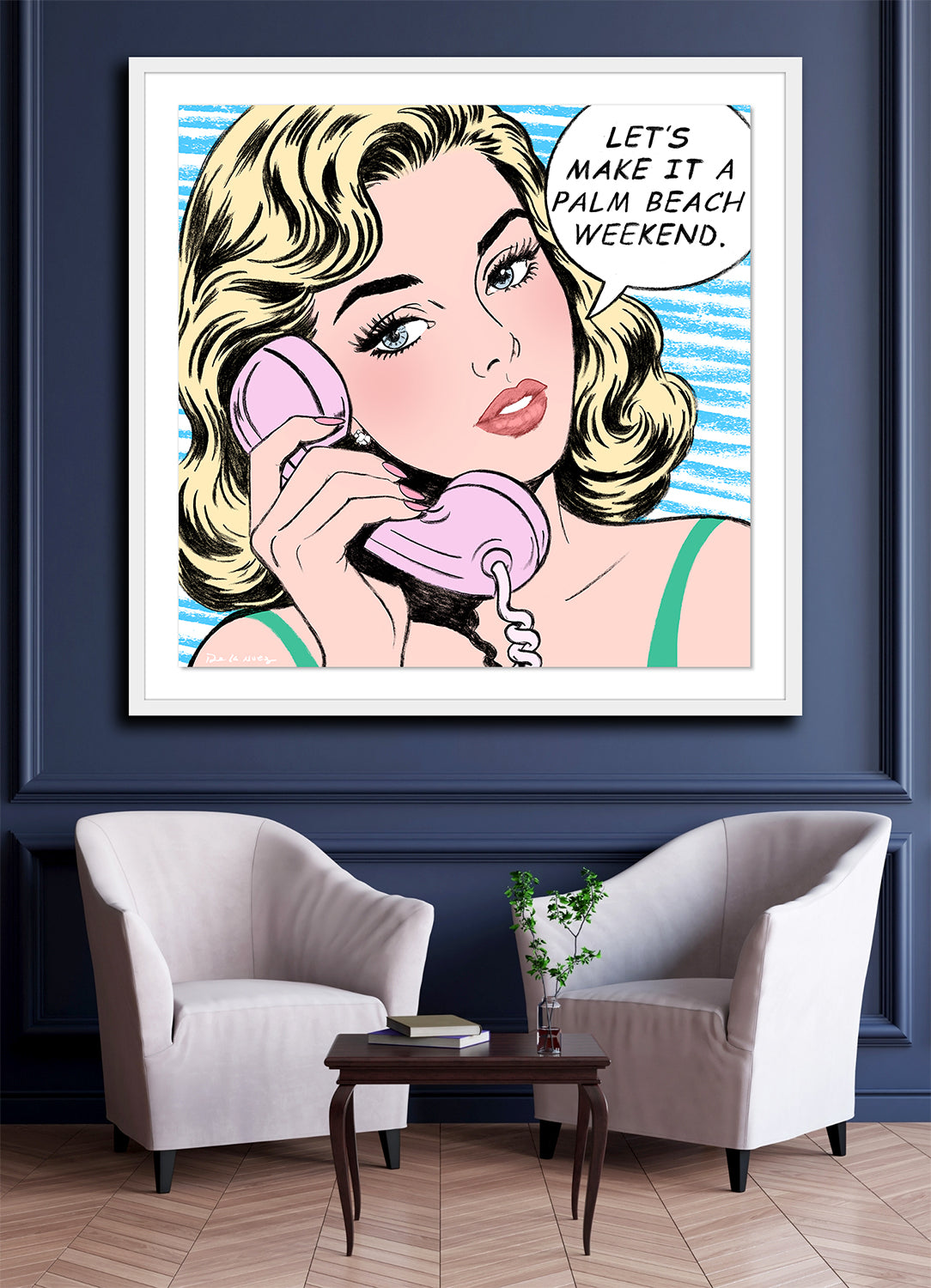 Palm Beach Life pop art florida nelson de la nuez