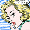 king of pop art nelson de la nuez pop fizz clink print drinks cocktails champagne wine material girl