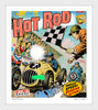 King of Pop Art Nelson De La Nuez auto racing speed demons car retro cars comics 