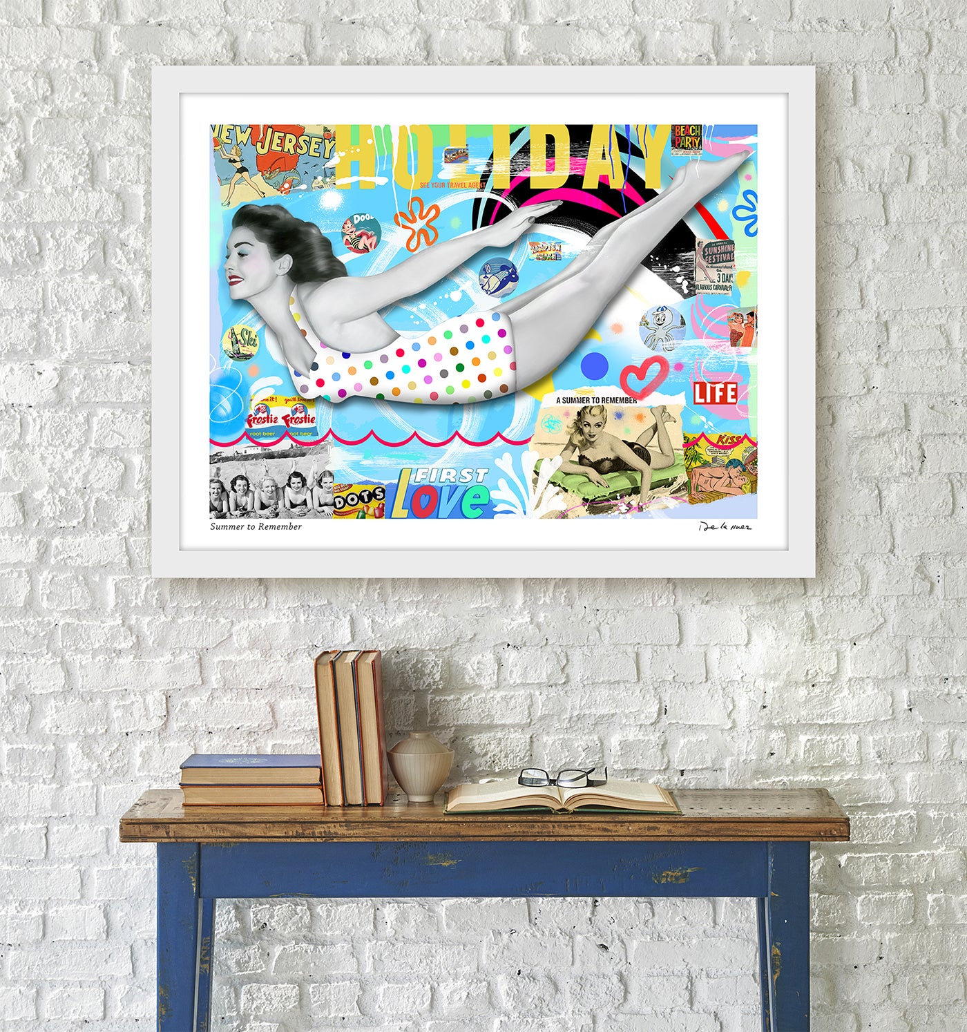 Summer to Remember Print | Nelson De La Nuez The King of Pop Art