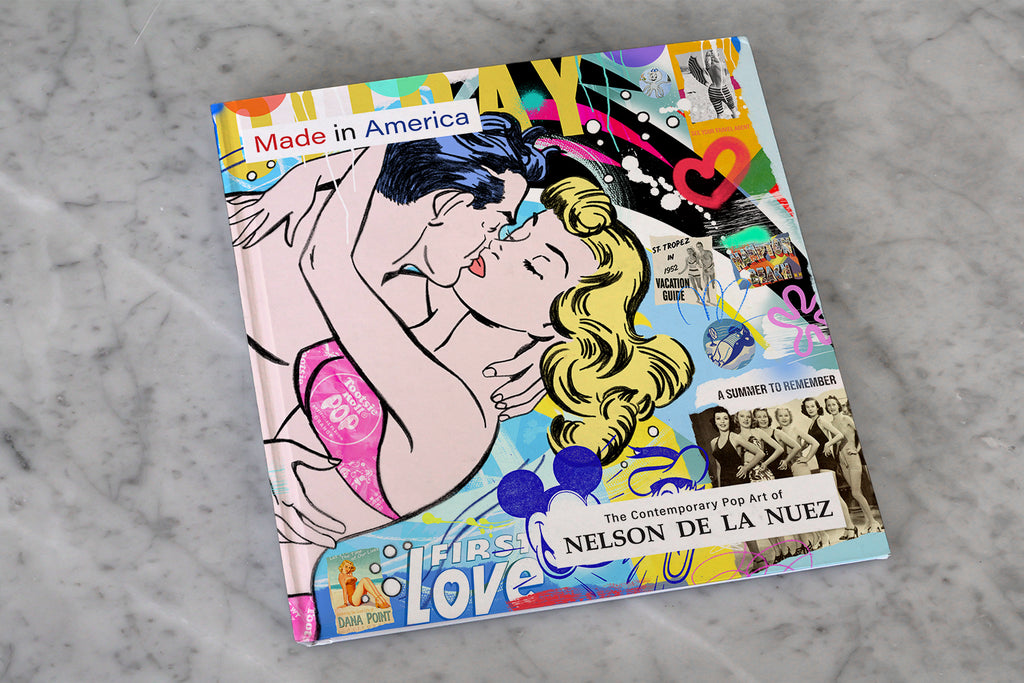 PRE ORDER BOOK summer romance beach coffee table book-Delve into the creative mind of Nelson De La Nuez in this intimate collection of artworks and backstories of his art, life and career. De La Nuez is a born iconoclast, being one of the most sought after contemporary pop artists today .