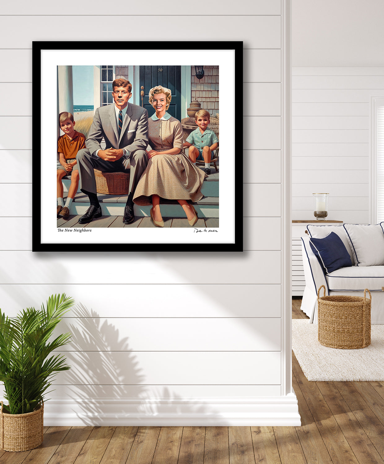 The New Neighbors Print | Nelson De La Nuez The King of Pop Art