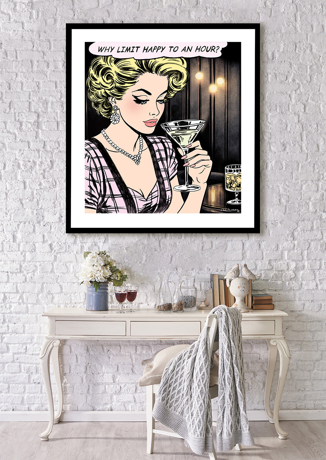 The Happiest Hour Print | Nelson De La Nuez The King of Pop Art