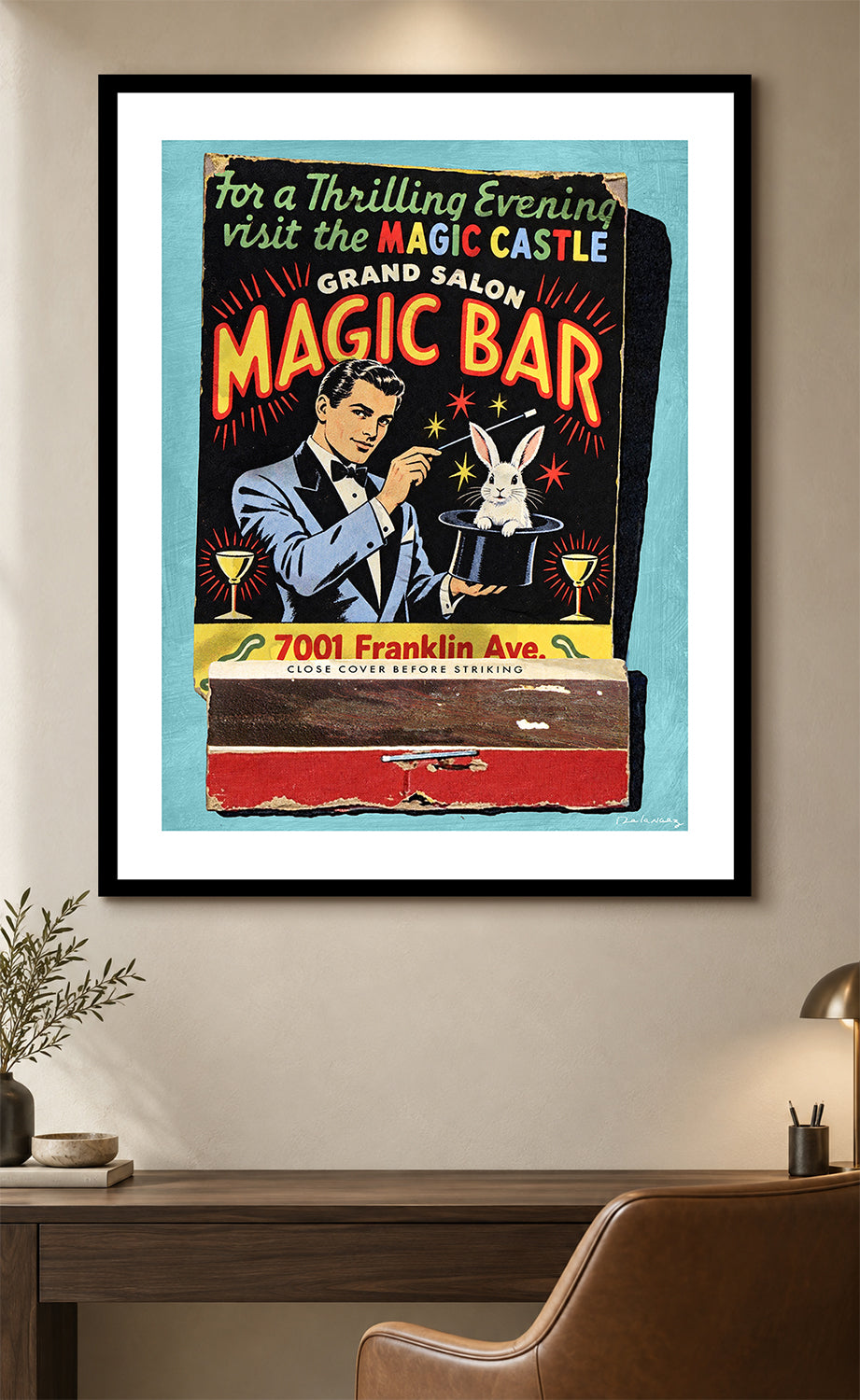 magic bar cocktails magician King of Pop Art Nelson De La Nuez magic castle cocktail 