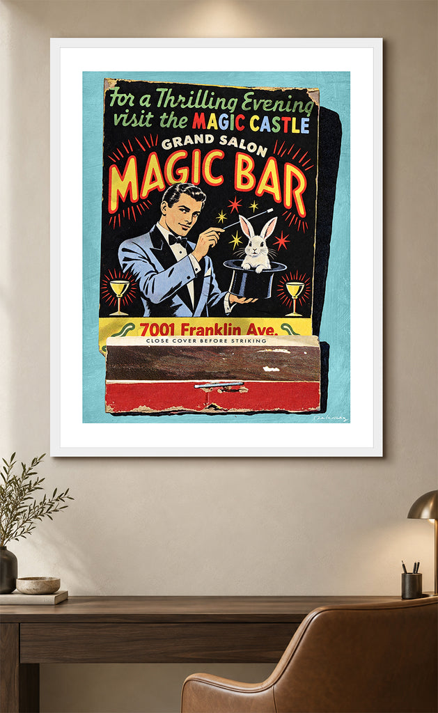 magic bar cocktails magician King of Pop Art Nelson De La Nuez magic castle cocktail 