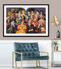 marilyn monroe einstein movie premiere icons artists frida dali van gogh King of Pop Art Nelson De La Nuez pop art Charlie chaplin king kong films alfred hitchcock interior design