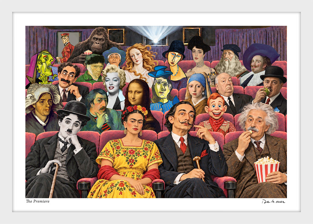 marilyn monroe einstein movie premiere icons artists frida dali van gogh King of Pop Art Nelson De La Nuez pop art Charlie chaplin king kong films