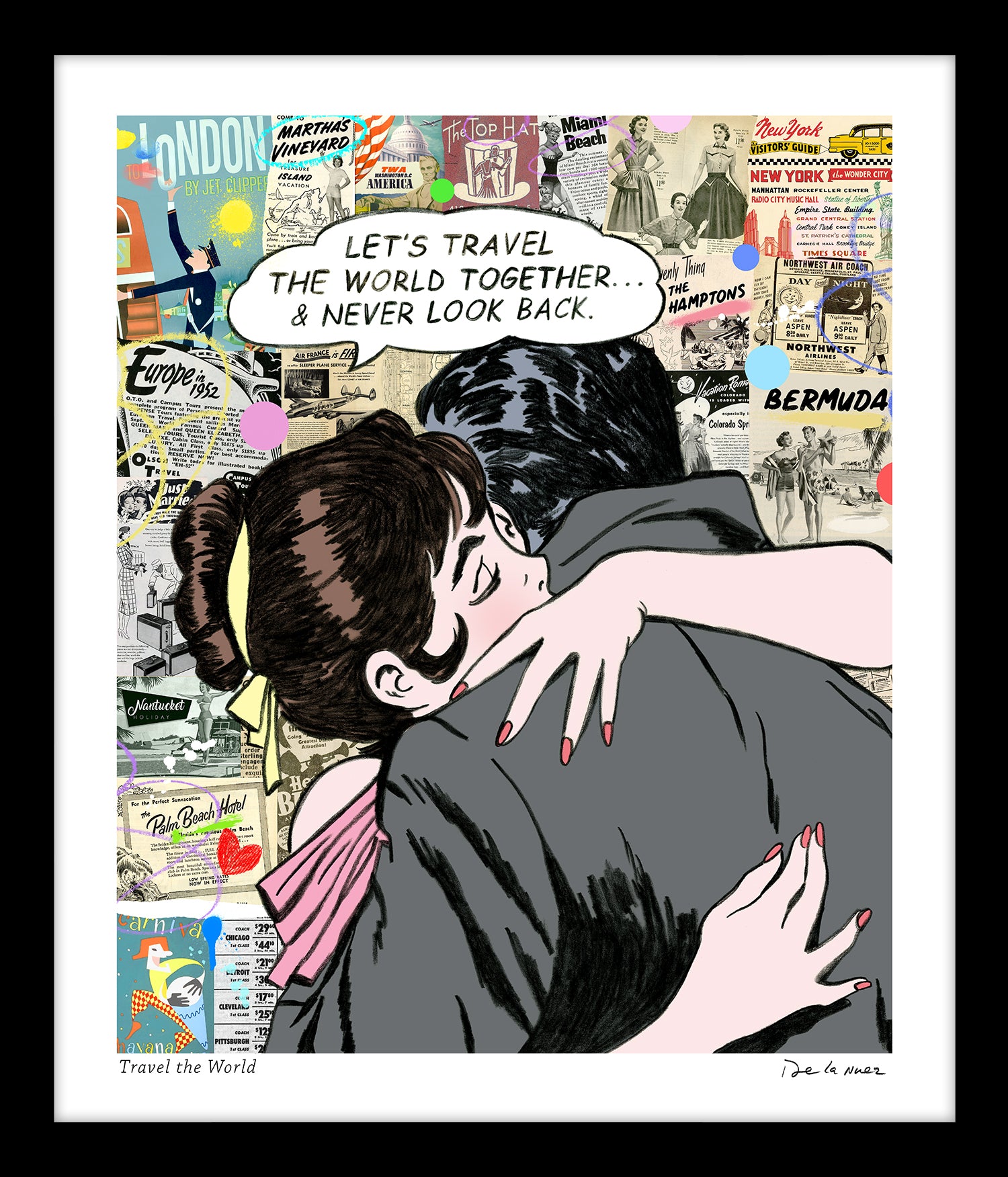 Travel the World Print | Nelson De La Nuez The King of Pop Art