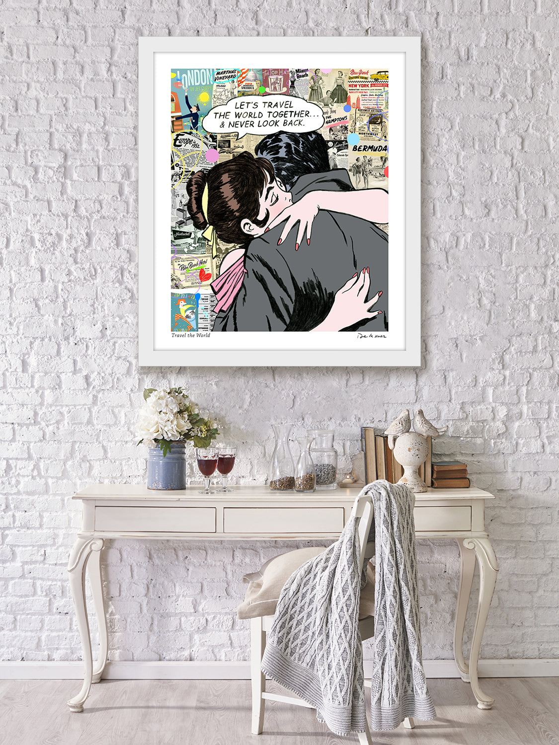 Travel the World Print | Nelson De La Nuez The King of Pop Art