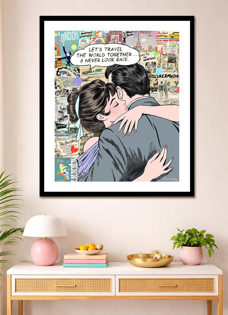 travel the world romance europe hamptons ny palm beach nelson de la nuez pop art