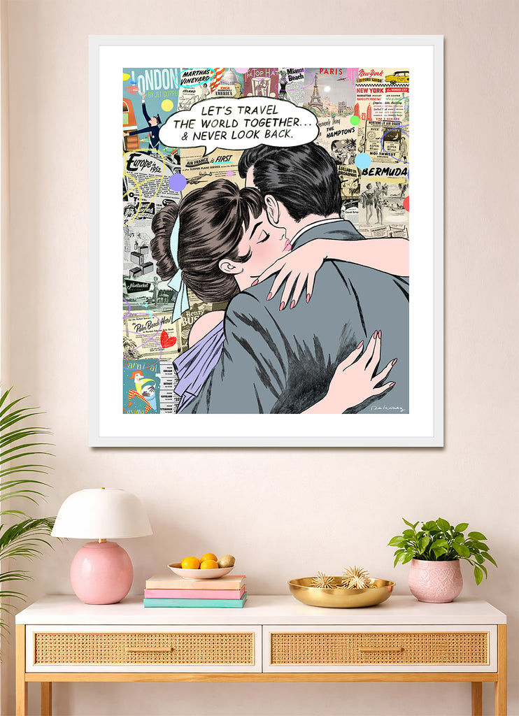 travel the world romance europe hamptons ny palm beach nelson de la nuez pop art