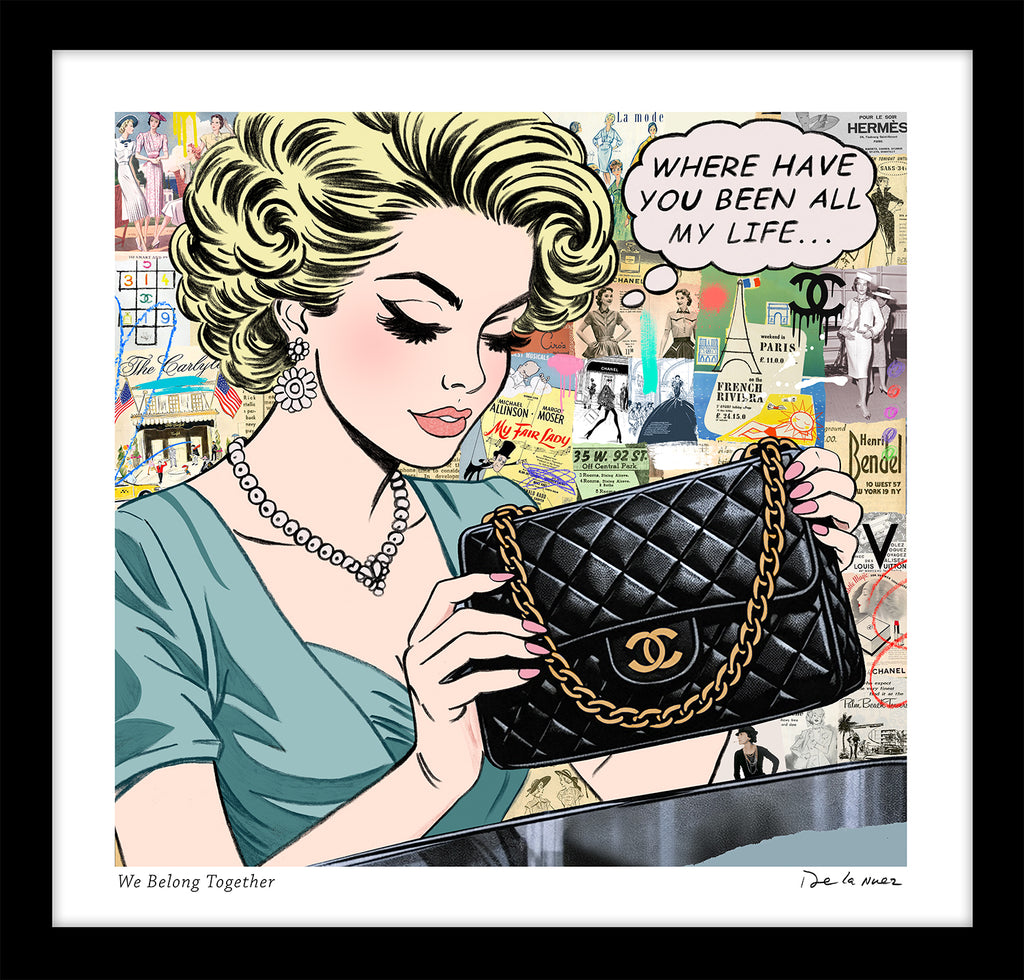 king of pop art nelson de la nuez chanel bag luxury shopping travel pop artist