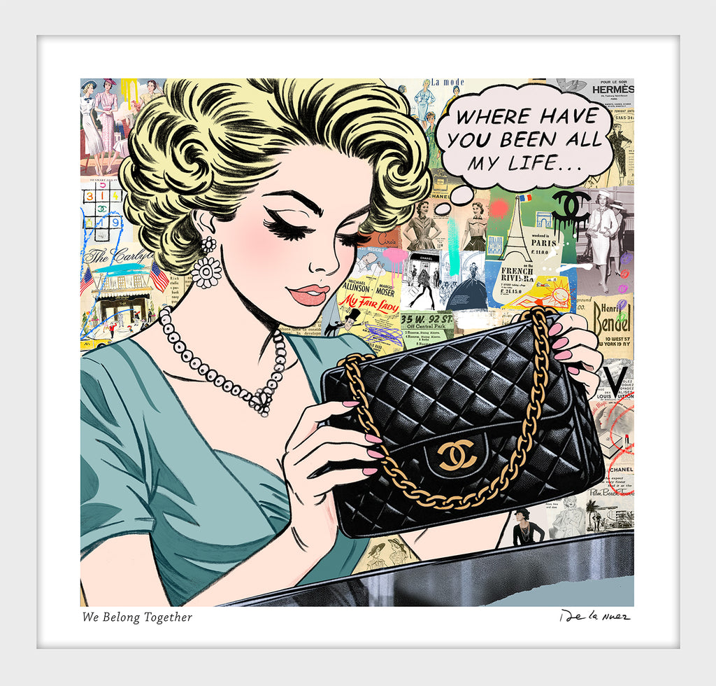 king of pop art nelson de la nuez chanel bag luxury shopping travel pop artist