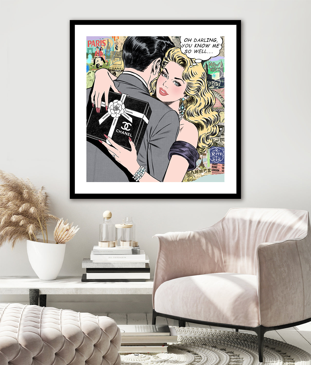 You Had Me at Chanel Print | Nelson De La Nuez The King of Pop Art