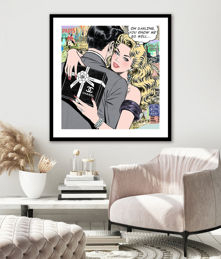 King of Pop Art Nelson De La Nuez - You had me at Chanel Coco Chanel Designer Fashion Handbag Luxury Purse Shopping Success