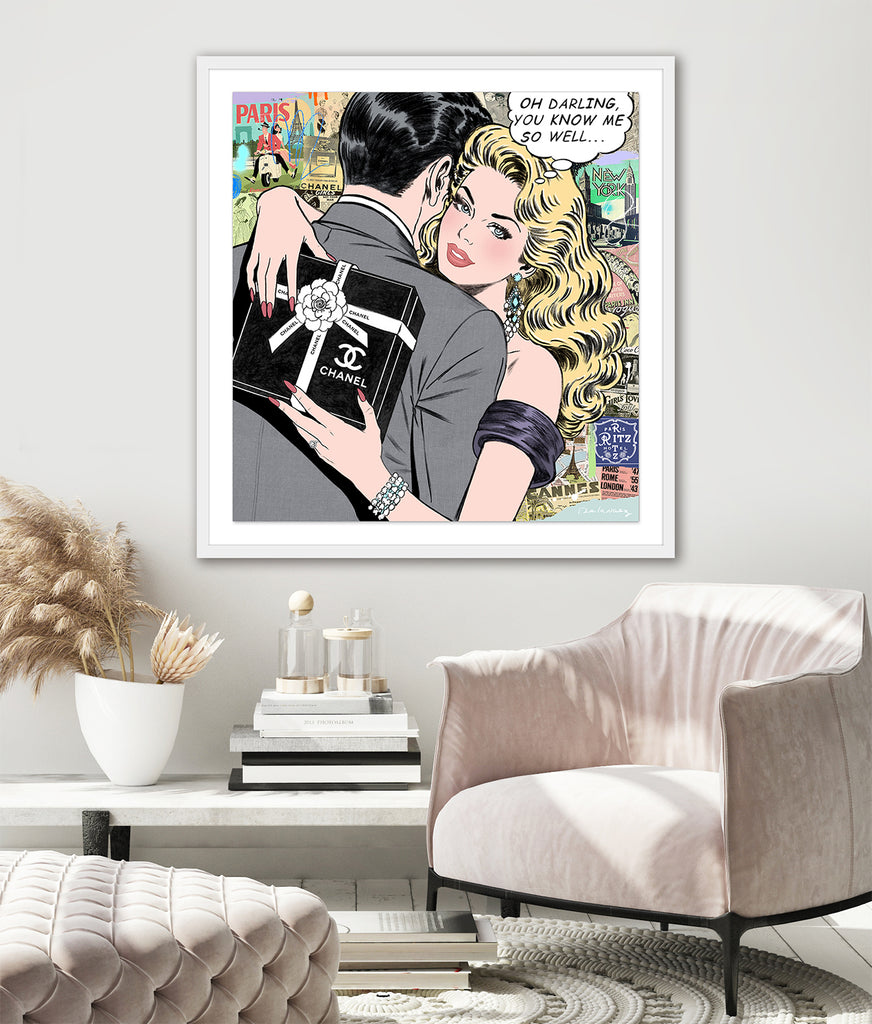 King of Pop Art Nelson De La Nuez - You had me at Chanel Coco Chanel Designer Fashion Handbag Luxury Purse Shopping Success