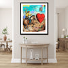 western heart romance humor cowboy nelson de la nuez pop art