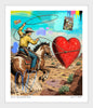 western heart romance humor cowboy nelson de la nuez pop art