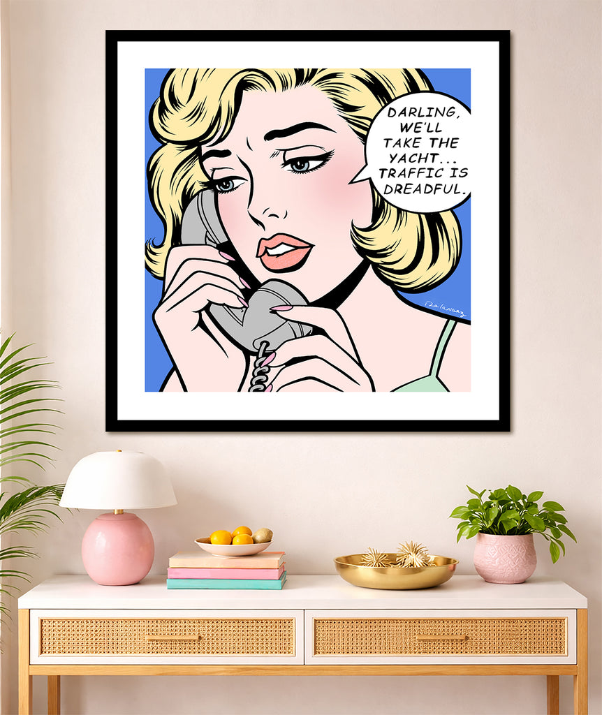King of Pop Art Nelson De La Nuez - first class problems yacht humor luxury