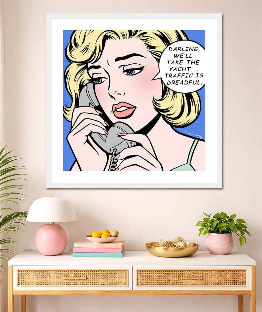 King of Pop Art Nelson De La Nuez - first class problems yacht humor luxury