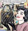 The King of Pop Art Nelson De La Nuez All About the Bag Print Chanel designer handbag purse fashion designer women shopping powerbag