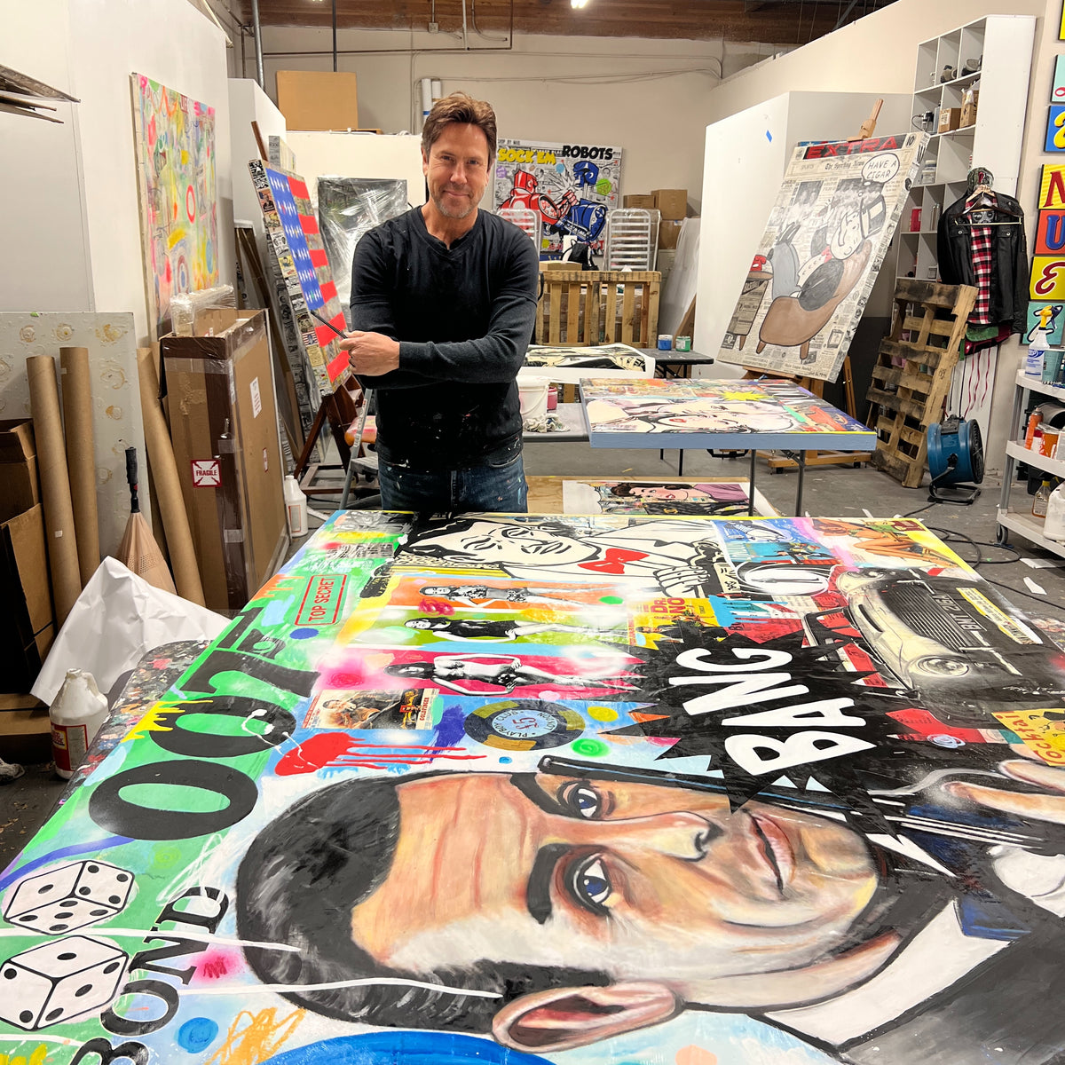 Original on Wood 007 Bond..James Bond | Nelson De La Nuez The King