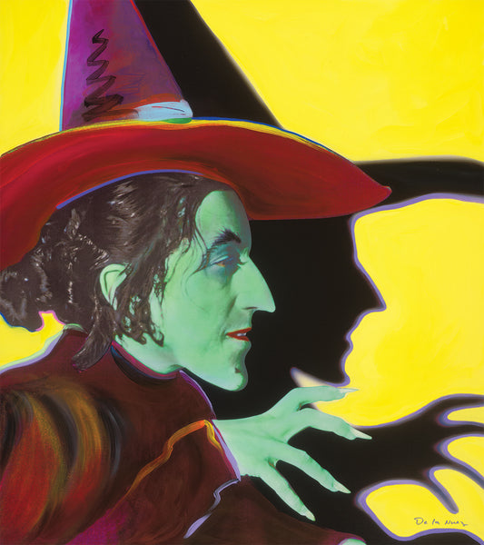 King of Pop Art Nelson De La Nuez - Signed Fine Art Print: Custom Framed or Unframed - Wicked Witch of the West Wizard of Oz 